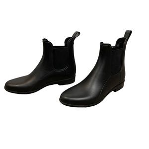 Sam Edelman Tinsley Black Rain Boot Size 8